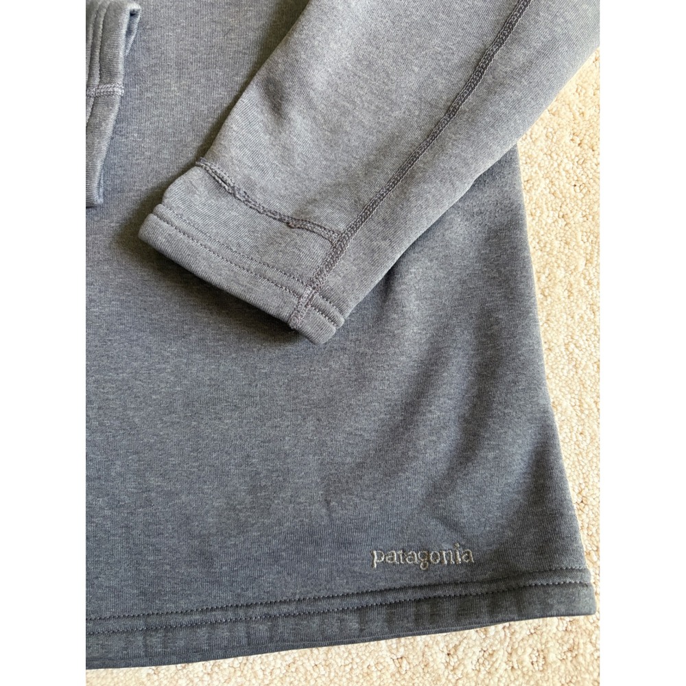 Patagonia R1 Daily Pullover Mens S Gray Gorpcore Quarter Zip Fleece - Picture 2 of 6